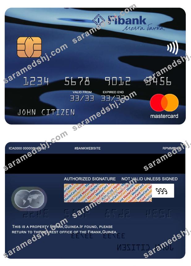 Guinea Fibank bank mastercard